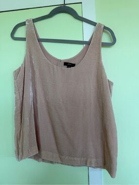 J. Crew Velvet Tank Top in Blush Pink 8